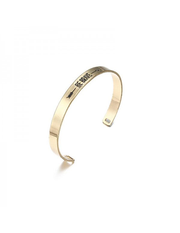 Mesmerizing Romantic Love & Note Design Brilliant Cuff Bracelet For Women/Girls