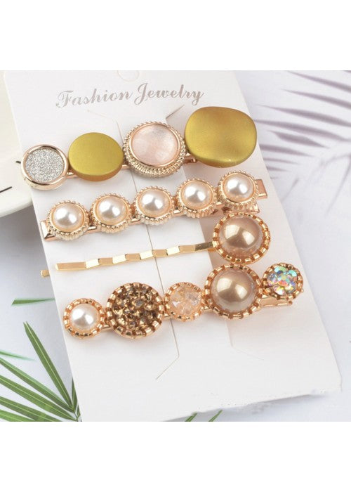 Trendy Pearl Hair Clips Jewellery For Women