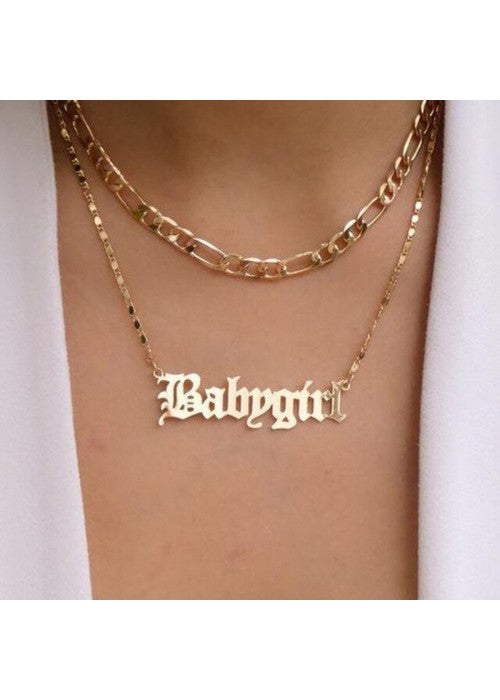 Ravishing Baby girl Gold Plated Multi Strand Necklace For Women/Girls