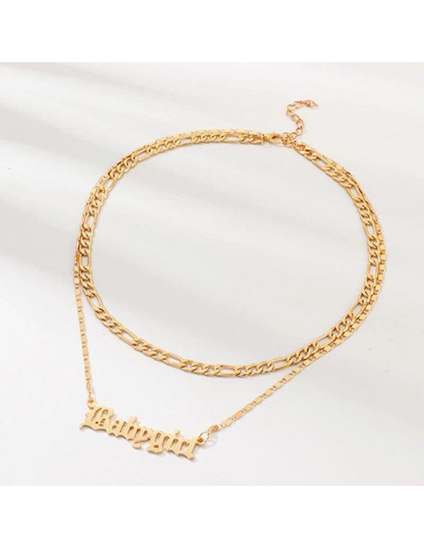 Ravishing Baby girl Gold Plated Multi Strand Necklace For Women/Girls