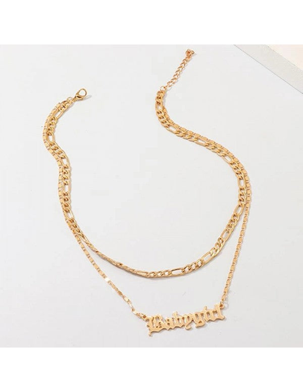 Ravishing Baby girl Gold Plated Multi Strand Necklace For Women/Girls