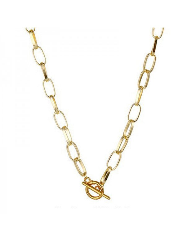 Amazing Lock Bold Gold Plated Necklace For Women/Girls