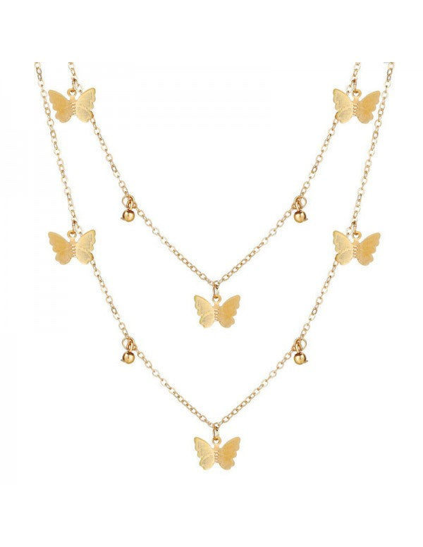Jewellery For Women Gold Plated Layered Necklace