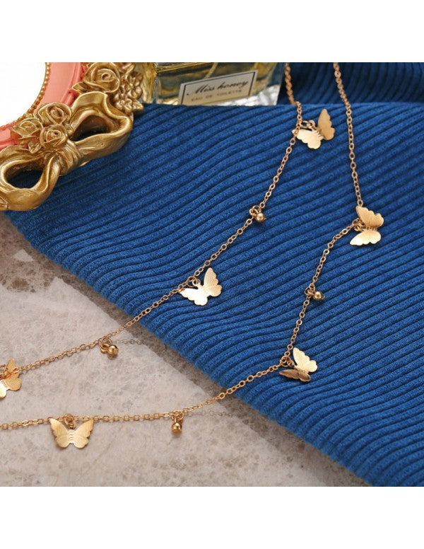 Jewellery For Women Gold Plated Layered Necklace