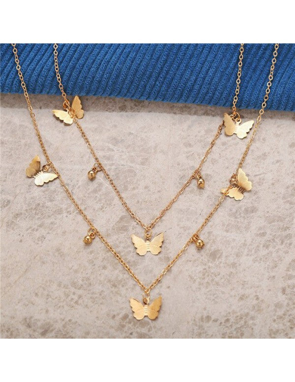 Jewellery For Women Gold Plated Layered Necklace