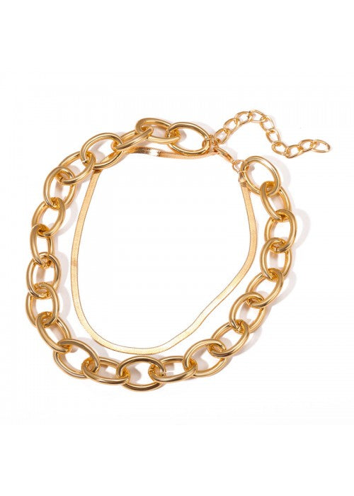 Jewellery For Women Gold Plated Layered Necklace