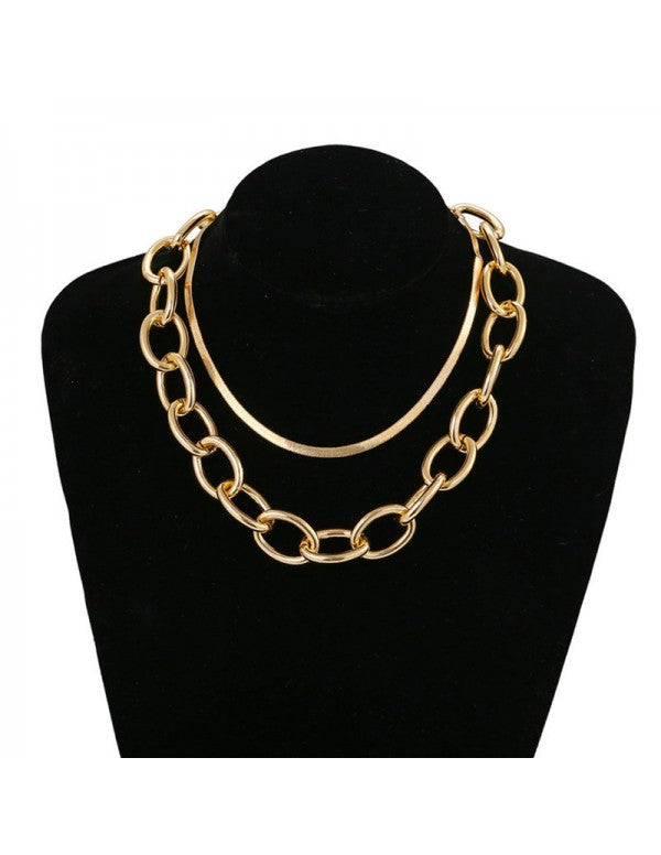 Jewellery For Women Gold Plated Layered Necklace