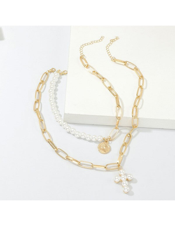Jewellery For Women Gold Plated Layered Necklace