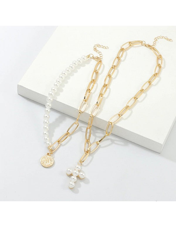 Jewellery For Women Gold Plated Layered Necklace