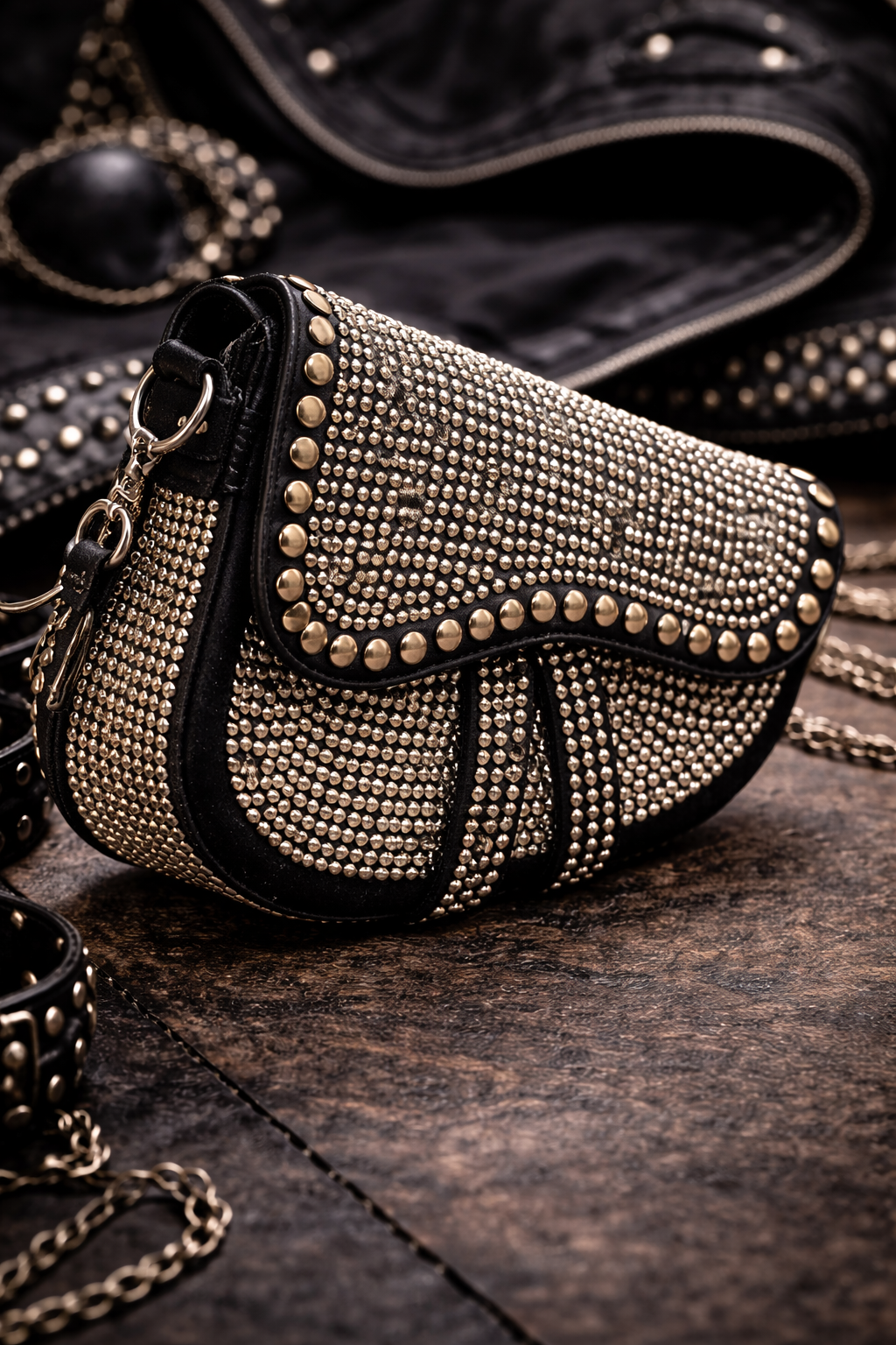 Silver Fancy Handbag