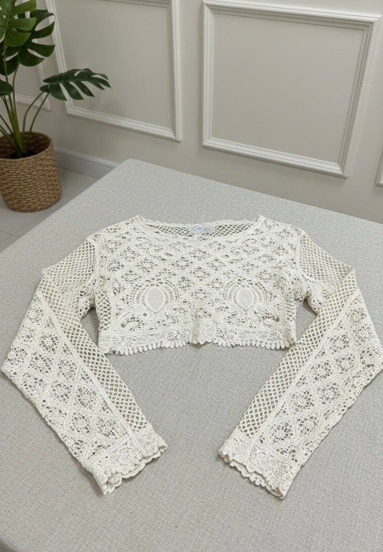 The White Picasso Top