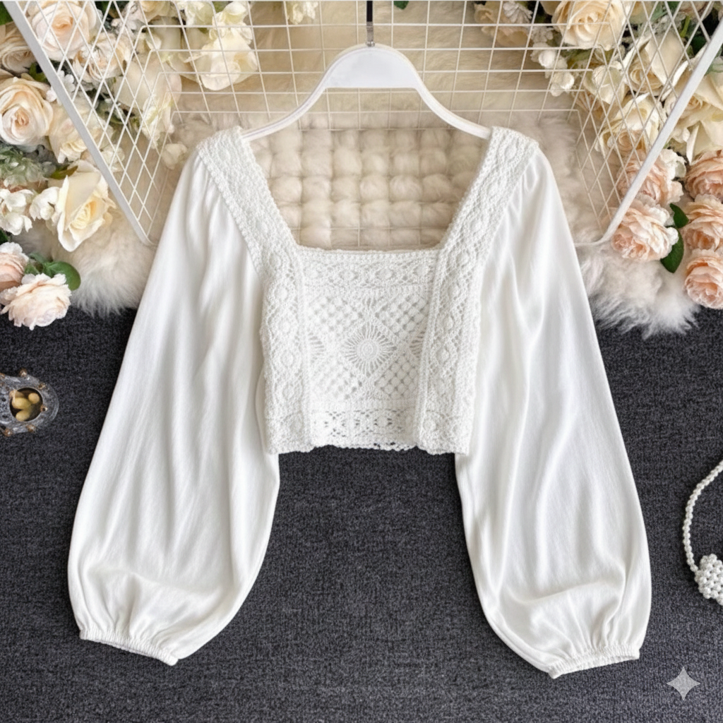 Chic Crochet Haven Top
