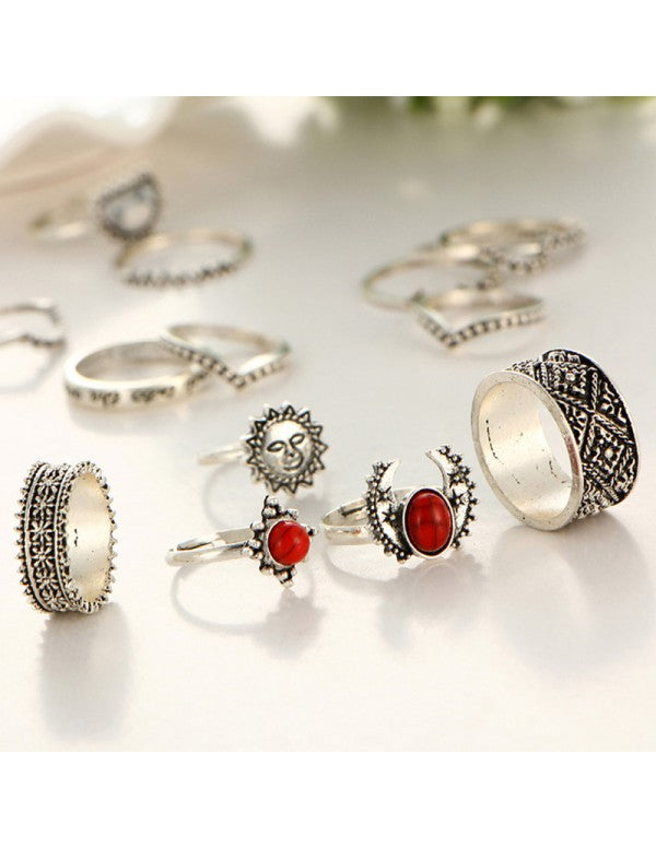 Jewellery For Women Silver Plated Rings Combo
