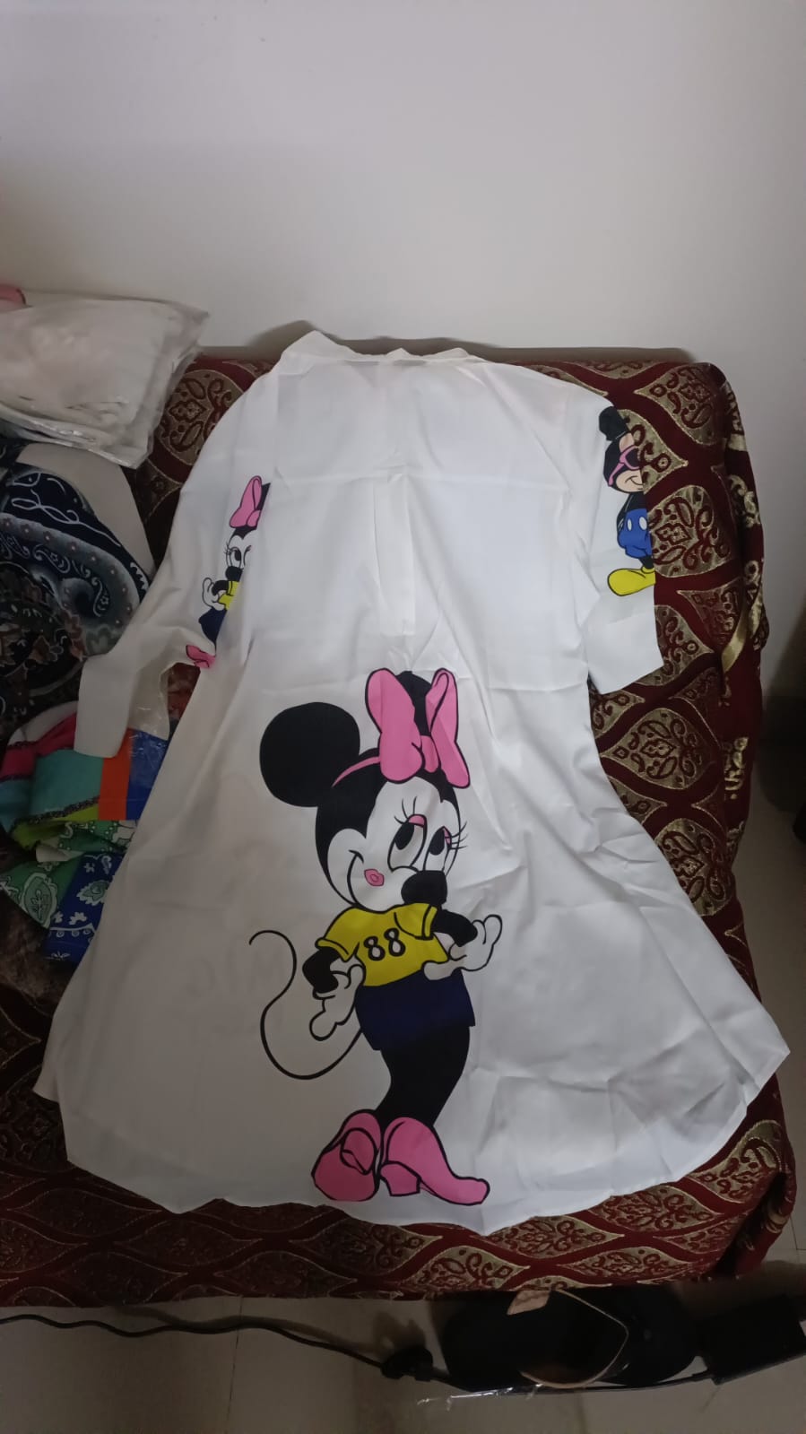 Mickey Mouse Printed Long Shirt