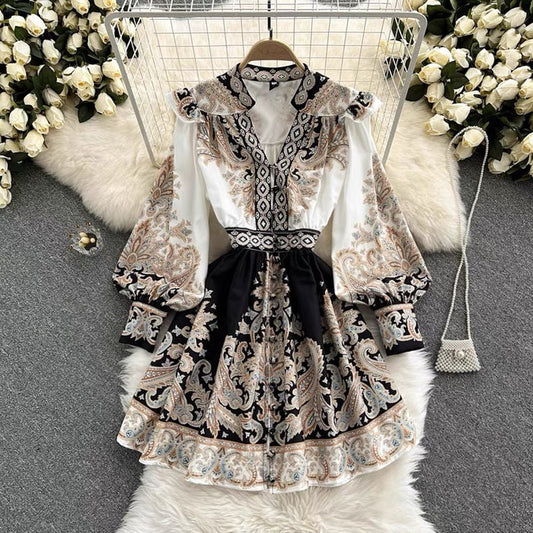 Vintage Santorini Dream Dress