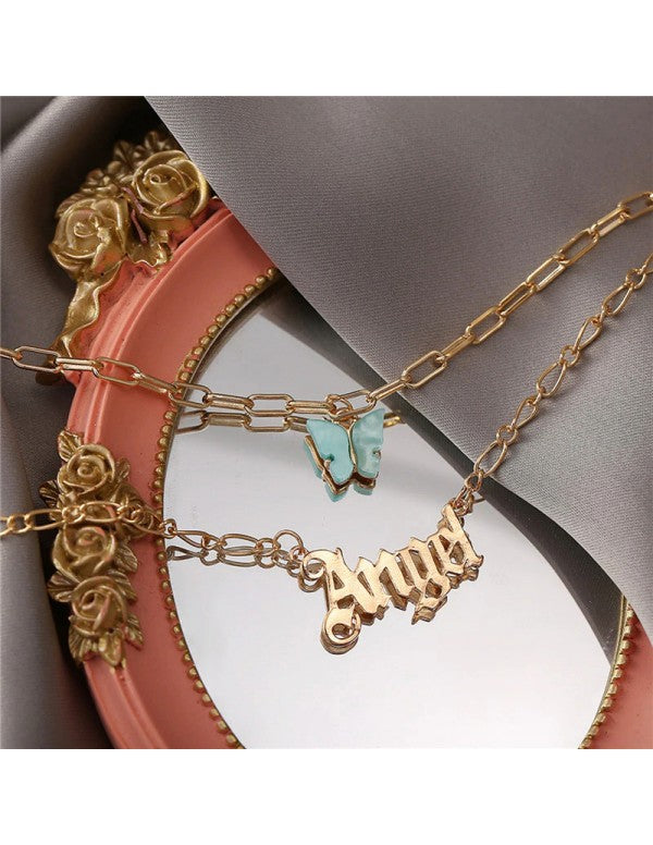 Jewellery For Women Multi Gold Plated Layered Necklace