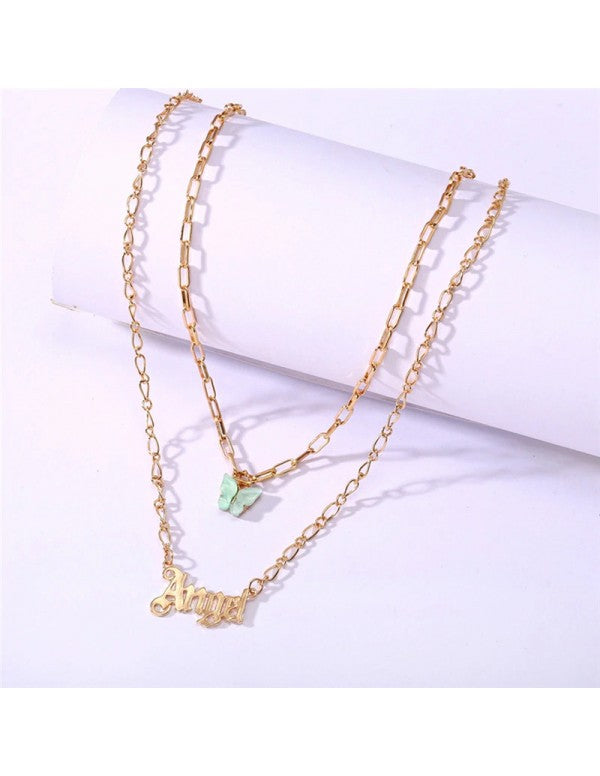Jewellery For Women Multi Gold Plated Layered Necklace