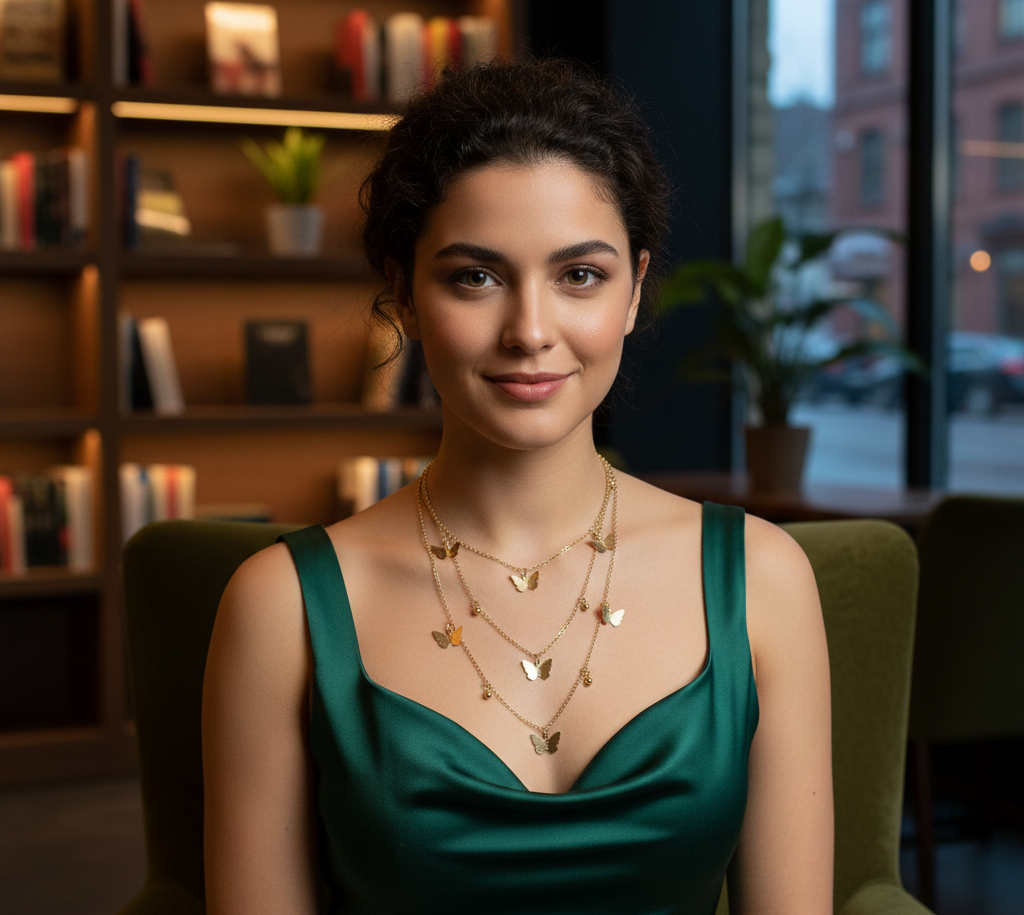 Jewellery For Women Gold Plated Layered Necklace