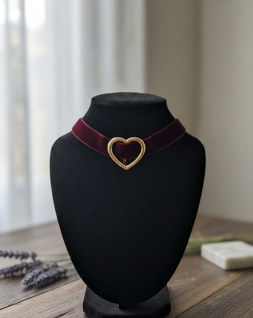 Red Velvet With Heart Design