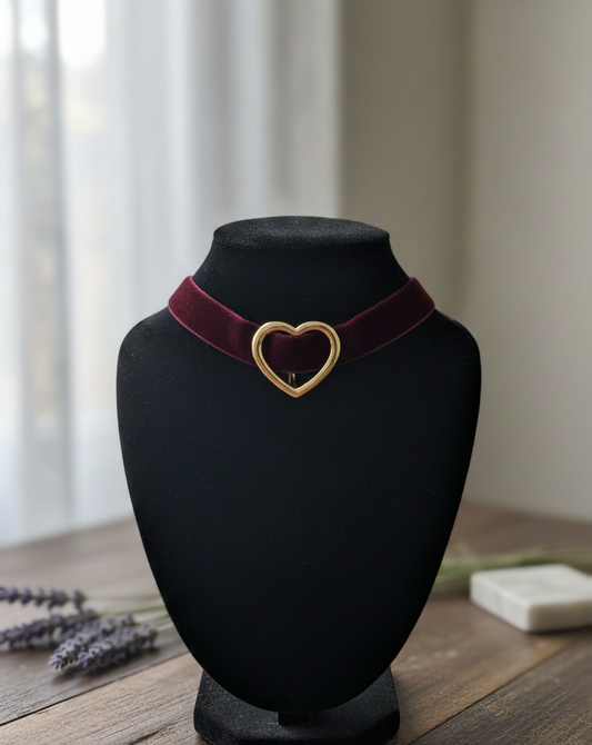 Red Velvet With Heart Design